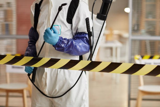 Professional Biohazard Cleanup technician working in Bohemia, NY